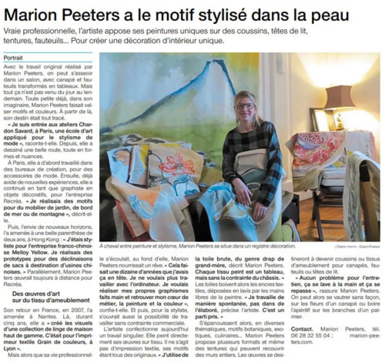 Marion Peeters article