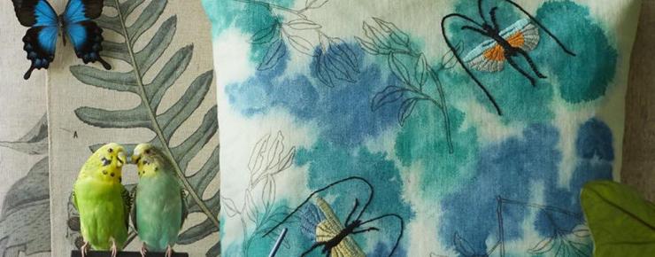 broderie peinture textile partenariat Marie Claire Idées