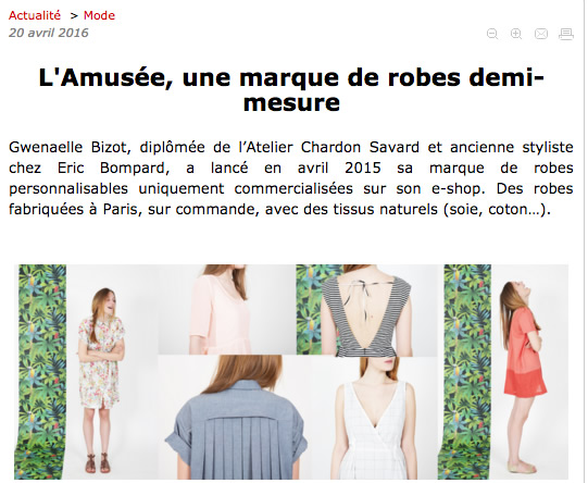 createur de mode gwenaelle bizot