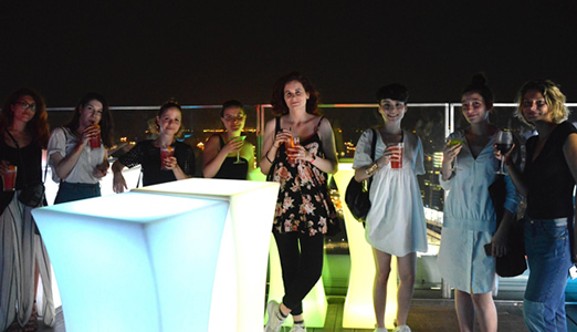 cocktail de bienvenue des designer de mode 