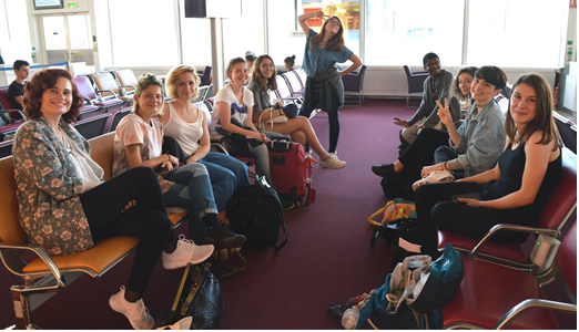 départ Singapour étudiants stylistes mode