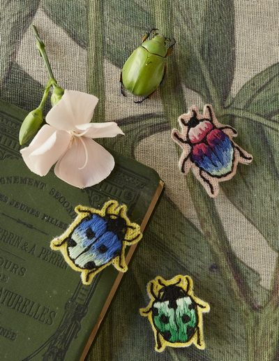 broderie peinture textile partenariat Marie Claire Idées broderie peinture textile partenariat Marie Claire Idées