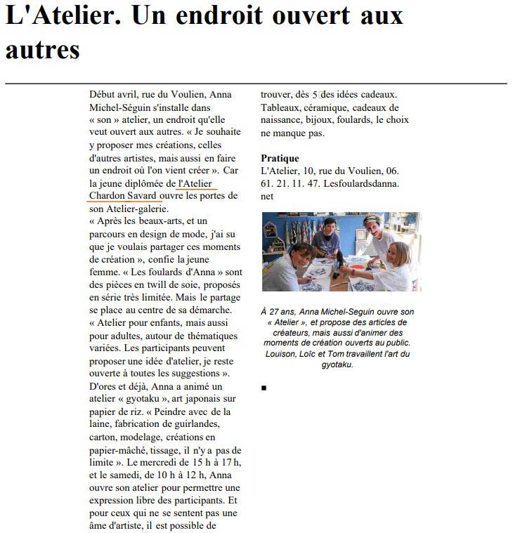 presse ecole de mode