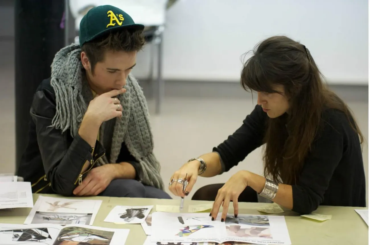 étudiants en école de mode